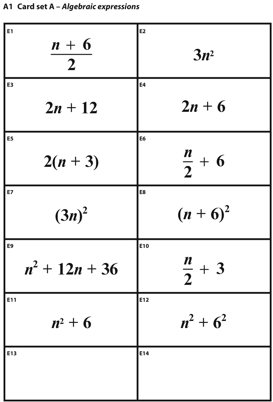 Write a variable expression