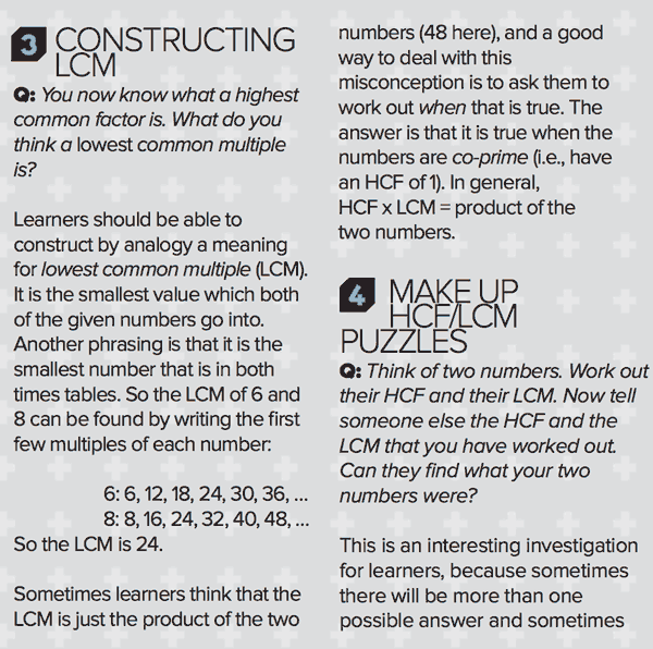 Image HCF/LCM lesson