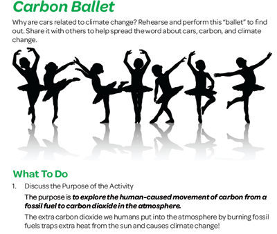 The Carbon Ballet connected personal energy use to climate change