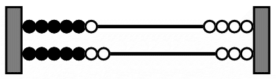 Thumbnail for Figure 5 – Showing 13 on the arithmetic rack