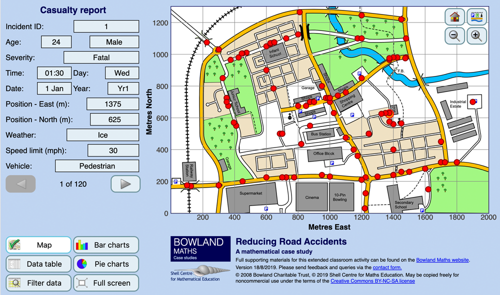 Image for The road accident database app