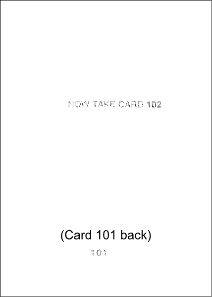 Card back 101