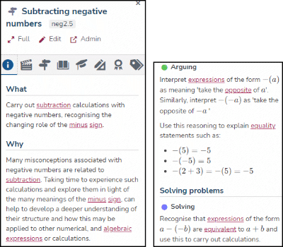 screenshot of CMS waypoint information