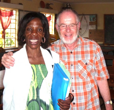 Photo of Calister Phiri and Ian Lowe